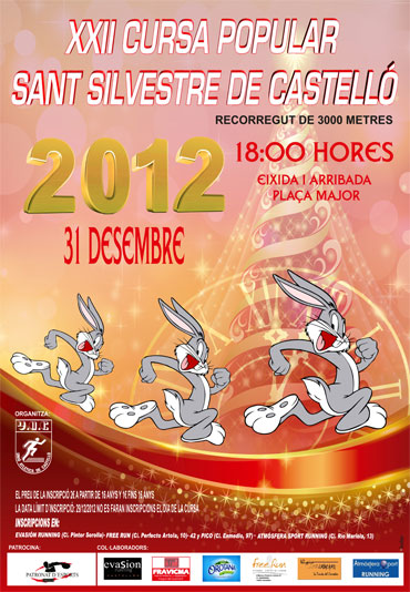 Cartel San Silvestre 2012 Castellon